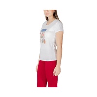 Liu Jo Women's Bicolor Cotton Tops & T-Shirt - 42 IT thumbnail