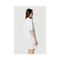 Love Moschino Women's White Cotton Dress - 40 IT thumbnail