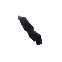 Luxury Black Wool Lace and Xiangao Lamb Fur Gloves 7.5 Women thumbnail