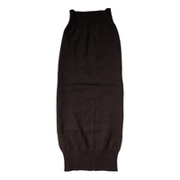Dolce & Gabbana Men's Brown Cashmere Knitted Neck Warmer Foulard Scarf - One Size thumbnail