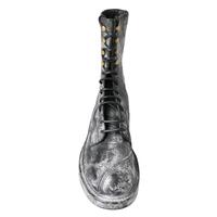 Gorgeous Dolce & Gabbana Lace Up Boots with Logo Details 40 EU Men thumbnail