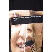 Printed Round Neck T-shirt with Short Sleeves M Men thumbnail