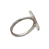 Gorgeous Authentic NIALAYA Sterling Silver Ring with Clear CZ Crystals 54 EU Women thumbnail