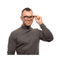 Omega Men's Black  Optical Frames - One Size thumbnail