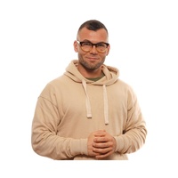 Omega Men's Brown  Optical Frames - One Size thumbnail