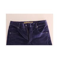 Brand New Ermanno Scervino Purple Corduroy Bootcut Flare Pants W26 US Women thumbnail