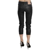 New GALLIANO Mid Waist Slim Leg Cropped Jeans W26 US Women thumbnail