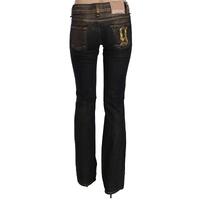 Mid Waist Flared Denim Casual Pants W25 US Women thumbnail