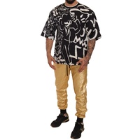 Dolce & Gabbana Men's Gold Pig Of The Year Cotton Trousers Pants - 48 IT thumbnail