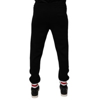 Dolce & Gabbana Men's Black Wool Mid Waist Jogger Sweatpants Pants - 44 IT thumbnail