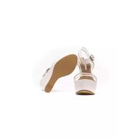 Transparent Band Wedge Sandal with Ankle Strap and Platform 39 EU Women thumbnail