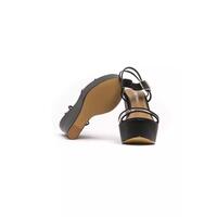 Wedge Sandal with Ankle Strap and Transparent Band 40 EU Women thumbnail