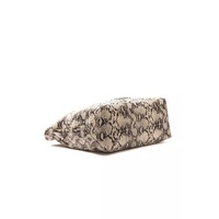 Pompei Donatella Women's Chic Python Print Leather Shoulder Bag - One Size thumbnail