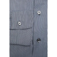 Robert Friedman Men's Blue Cotton Shirt - 2XL thumbnail