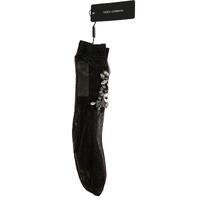 Embellished Stretch Mid Calf Stockings by Dolce & Gabbana M Women thumbnail