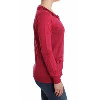 Authentic John Galliano Pink Wool Cardigan with Logo Details S Women thumbnail