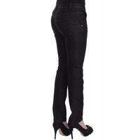 Authentic Ermanno Scervino Black Skinny Jeans with Logo Details W26 US Women thumbnail