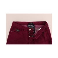 Costume National Women's Red Wash Cotton Stretch Denim Jeans - W26 US thumbnail