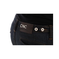Costume National Women's Dark Blue Cotton Slim Fit Jeans - W26 US thumbnail