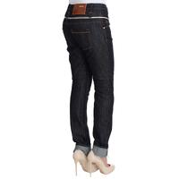 Authentic ACHT Straight Fit Dark Blue Jeans with Logo Details W26 US Women thumbnail