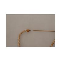 Dolce & Gabbana Gold Tone Brass Brooch Pin One Size Women thumbnail