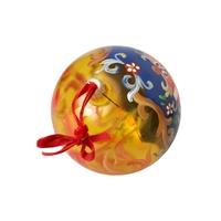 Dolce & Gabbana Women's Gold Tone Carretto Print Round Ornat Christmas Ball - One Size thumbnail