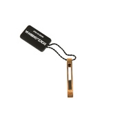Dolce & Gabbana Men's Gold Tone Brass Crystal Branded Tie Clip Bar - One Size thumbnail