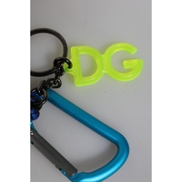 Dolce & Gabbana Men's Multicolor Tape String DG Logo Keychain Polyester Keyring - One Size thumbnail