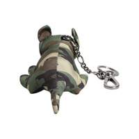 Dolce & Gabbana Men's Multicolor Camouflage Animal Silhouette Keychain Keyring - One Size thumbnail