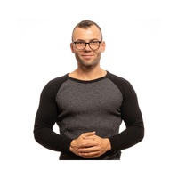 Trussardi Men's Black  Optical Frames - One Size thumbnail
