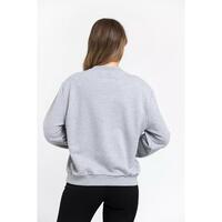 Oversized Round-neck Sweatshirt with Maxi Lettering S Women thumbnail