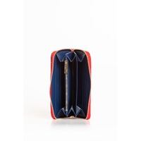 Trussardi Women's Red Leather Wallet - One Size thumbnail