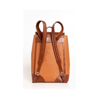 Trussardi Men's Brown Leather Backpack - One Size thumbnail