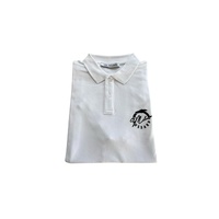Trussardi Beachwear Men's White Cotton Polo Shirt - XL thumbnail