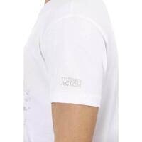 Short Sleeve T-shirt with V-neck and Front Print 2XL Men thumbnail
