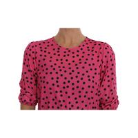 Enchanted Sicily Silk Blouse with Polka Dots 36 IT Women thumbnail