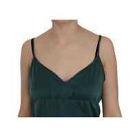 Spaghetti Strap Shift Mini Dress in 100% Silk 42 IT Women thumbnail