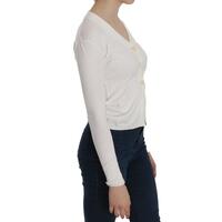 BYBLOS V-neck Long Sleeve Cropped Cardigan Blouse S Women thumbnail