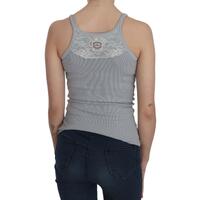 Pink Memories Round Neck Sleeveless Top Blouse 44 IT Women thumbnail