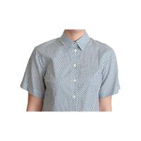 Polka Dot Collared Shirt - Blue 40 IT Women thumbnail
