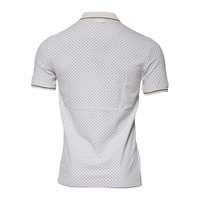 Dolce & Gabbana Men's White Polka Dot Cotton Collared Polo T-shirt - 44 IT thumbnail