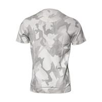 Dolce & Gabbana Men's White Gray Camouflage Cotton Crew Neck T-shirt - 44 IT thumbnail