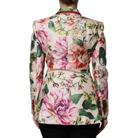 Dolce & Gabbana Women's Multicolor Floral Double Breasted Jacket - 40 IT thumbnail