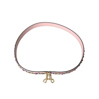 Dolce & Gabbana Women's Pink Leather Handbag Accessory Shoulder Strap - One Size thumbnail