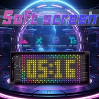 Programmable LED Matrix Panel Flexible Screen IP65 with APP Control 70*173mm thumbnail