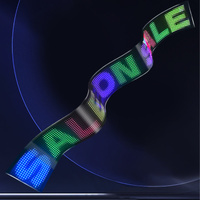 Programmable LED Matrix Panel Flexible Screen IP65 with APP Control 192*898mm thumbnail