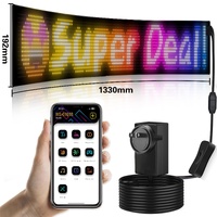 Programmable LED Matrix Panel Flexible Screen IP65 with APP Control 192*1330mm thumbnail