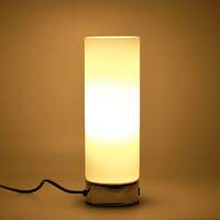 Julie Cylinder Touch Lamp with USB Port thumbnail