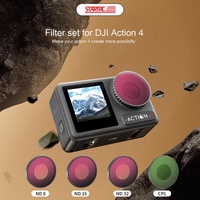 4-in-1 Lens Filter Set for Dji Action 4 - Nd8 Nd16 Nd32 Cpl thumbnail