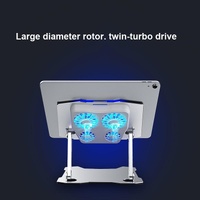 Aluminum Laptop Cooling Stand with 4 Fans thumbnail